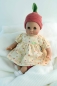 Preview: Schildkröt Spielpuppe Schlummerle 32 cm  mit Malhaar , braune Augen